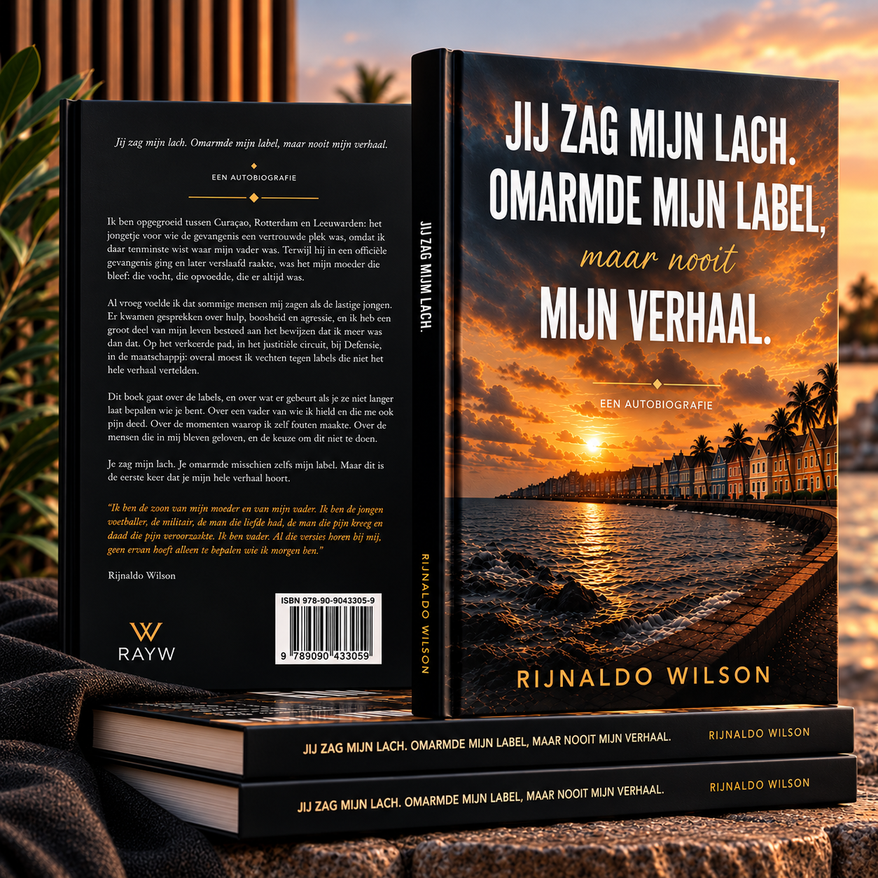 Jij zag mijn lach, de autobiografie van Rijnaldo Wilson